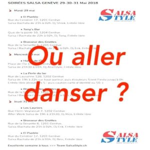 Lire la suite à propos de l’article soirées salsa à Genève