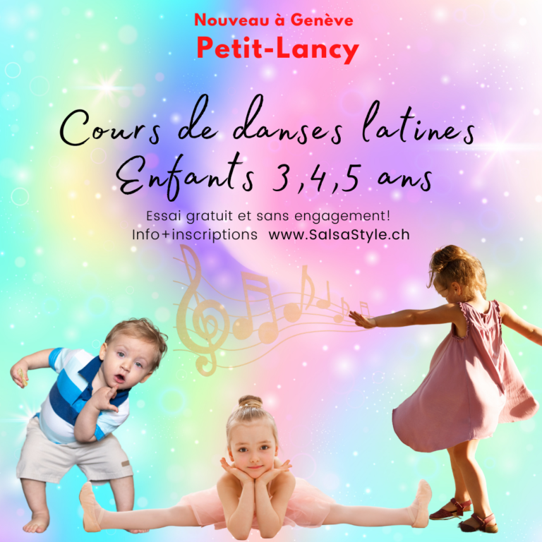 Danses latines enfants 3-5 ans