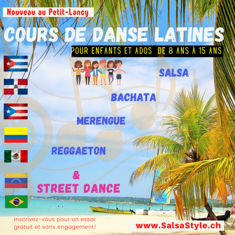 Danses latines enfants 6-12 ans