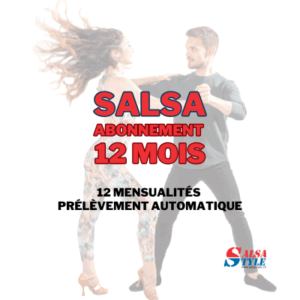 Salsa Adultes | Annuel | Prélèvement Mensuel