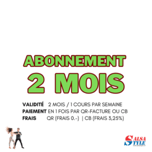 👉 Abonnement 2 mois cours de salsa bachata et kizomba à Genève - Salsa Style