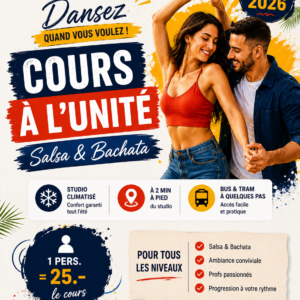 1 cours à l&rsquo;unité – Eté 2026