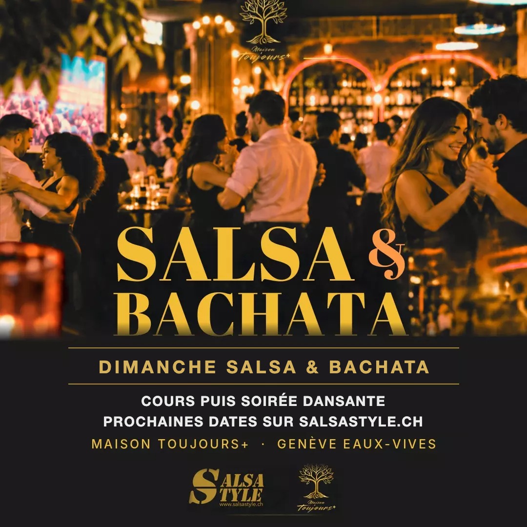 Dimanche salsa et bachata à la Maison Toujours+ Eaux-Vives : cours puis soirée dansante